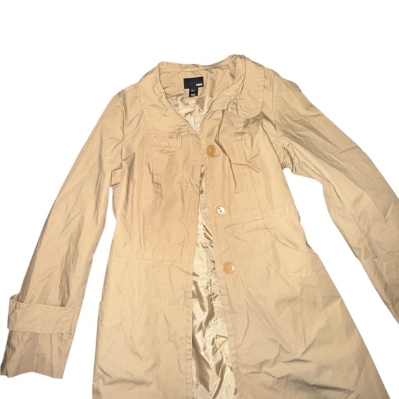 H&M Classic Tan Trench Coat - Picture 5 of 7